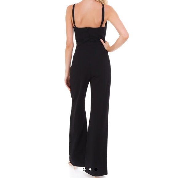 Whisper Ruth Black strappy jumpsuit - French Connection - Picture 3 of 6